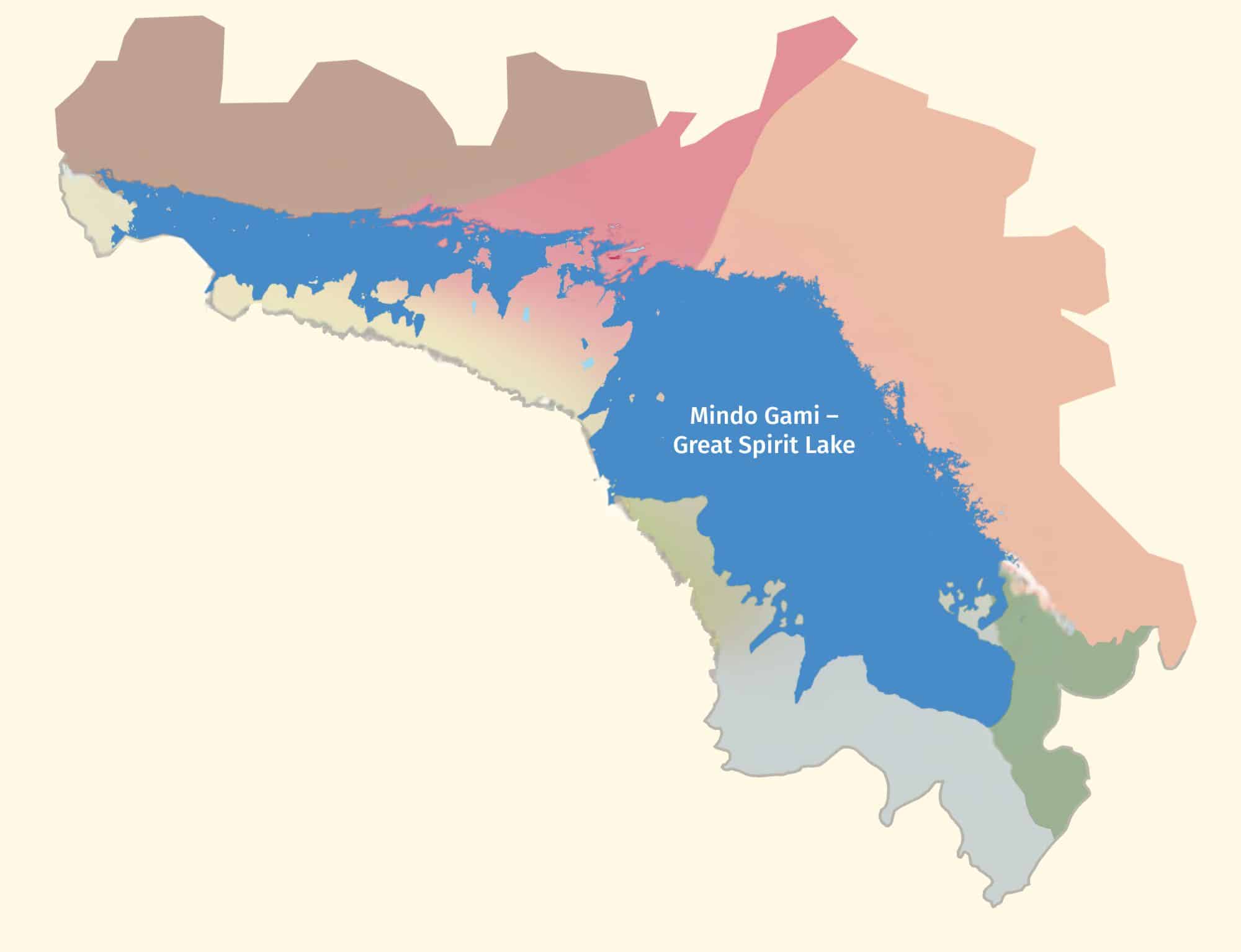 Map showing Mindo Gami area