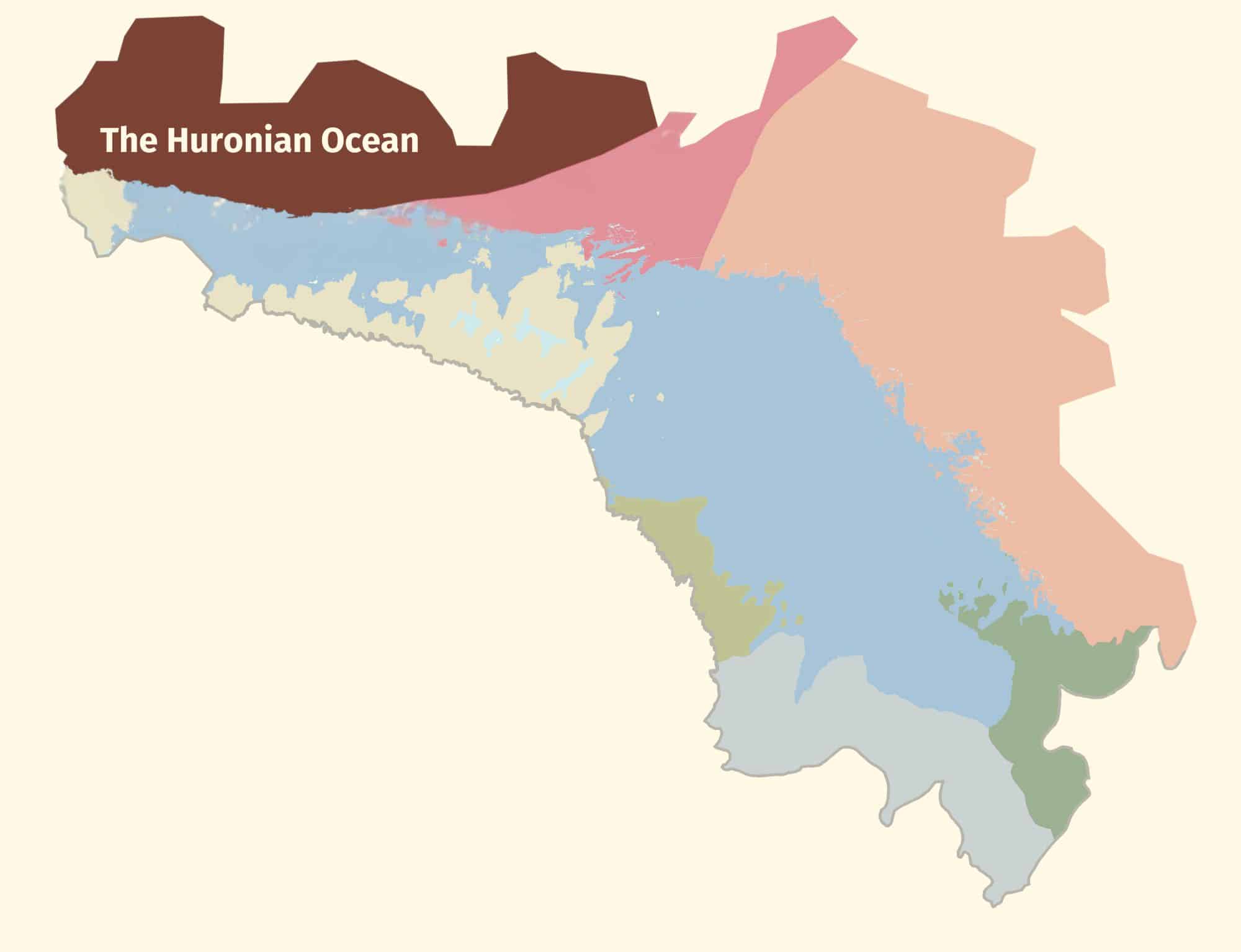 Map of Georgian Bay regions and waters